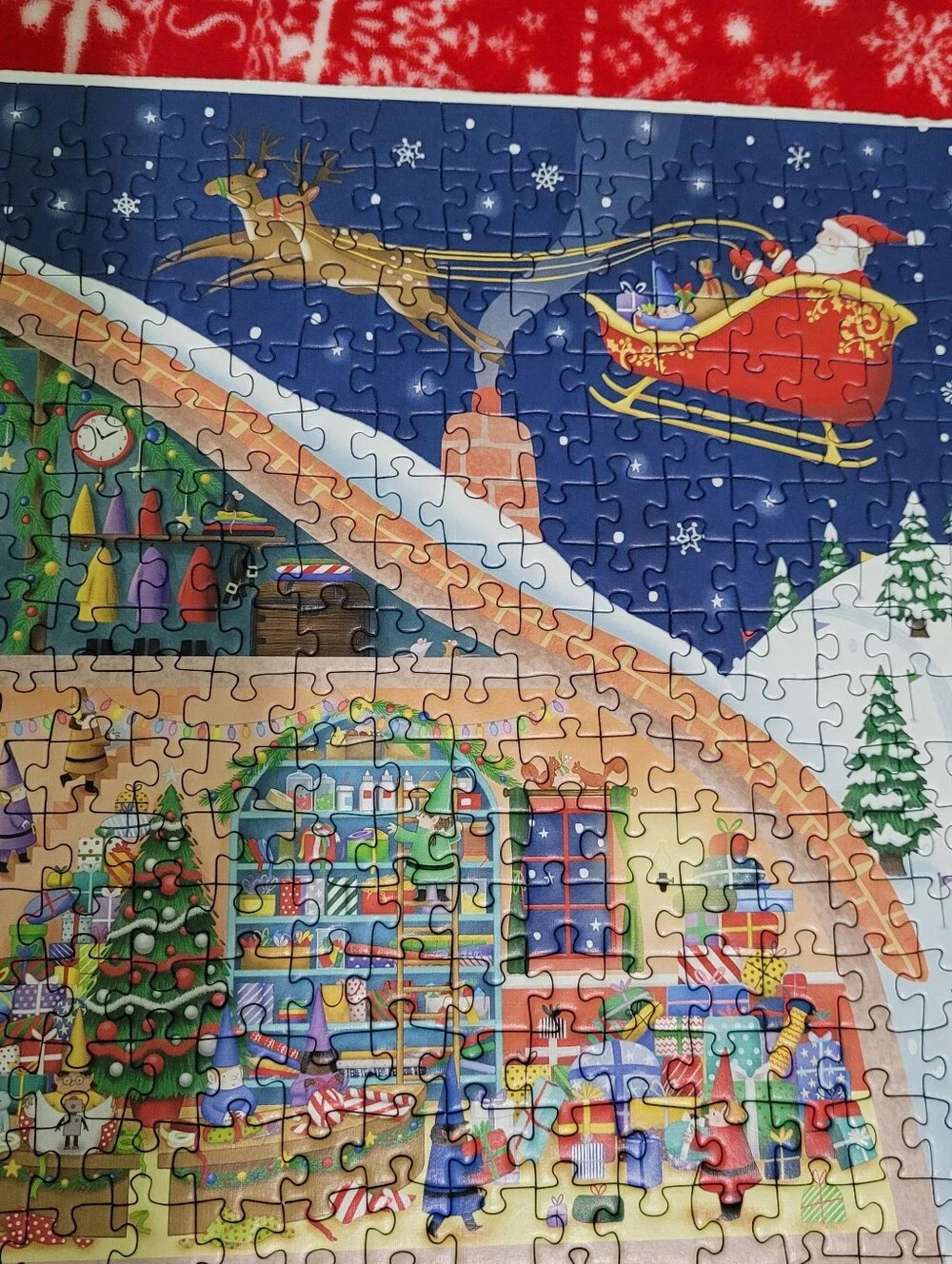 RAVENSBURGER, Santa's Workshop, 1000 Piece Christmas Puzzle